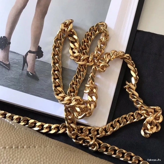 CHAIN MATELASSÉ YSL WALLET CASSANDRE 0809